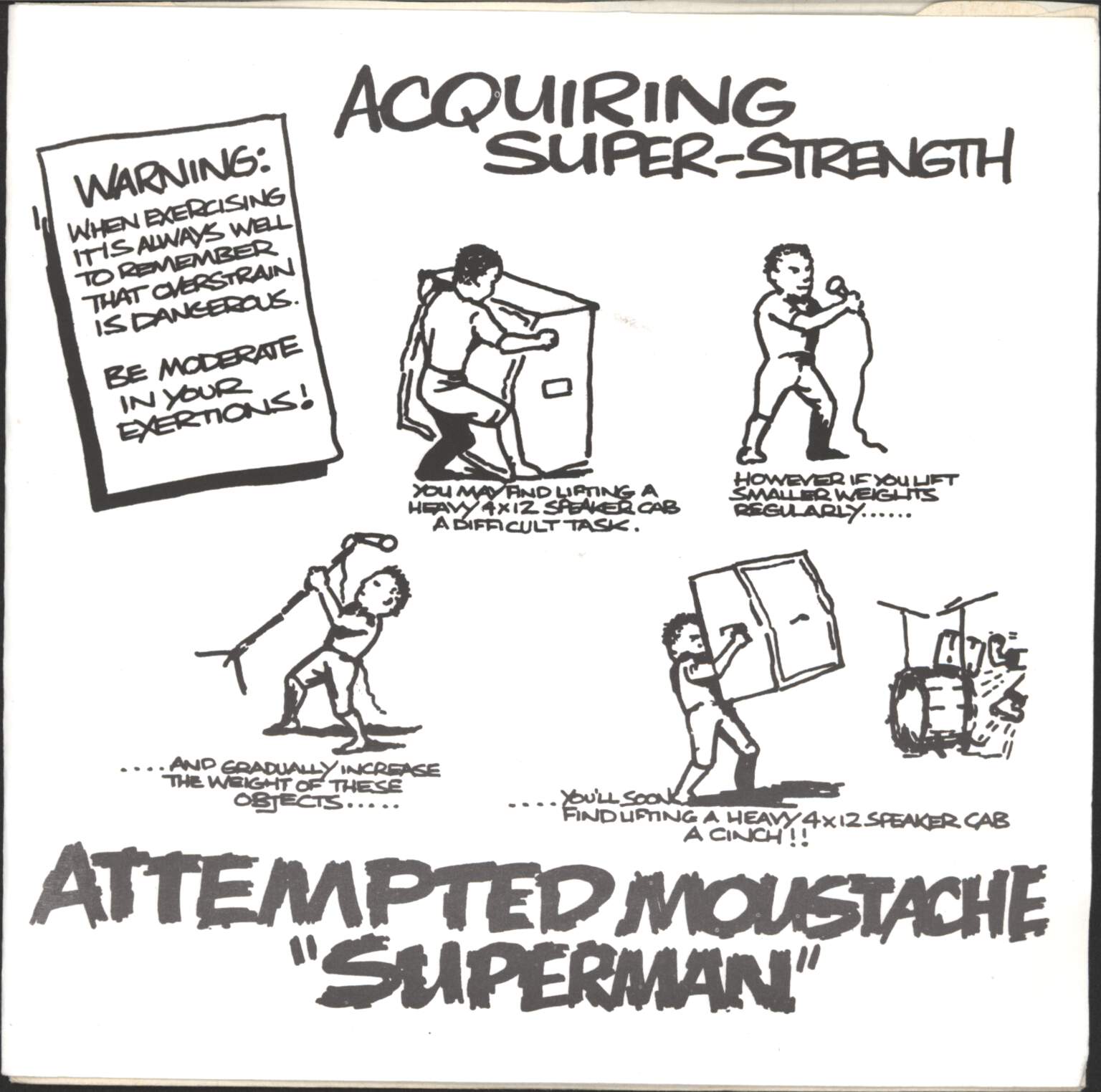 Attempted Moustache: Superman / No Way Out