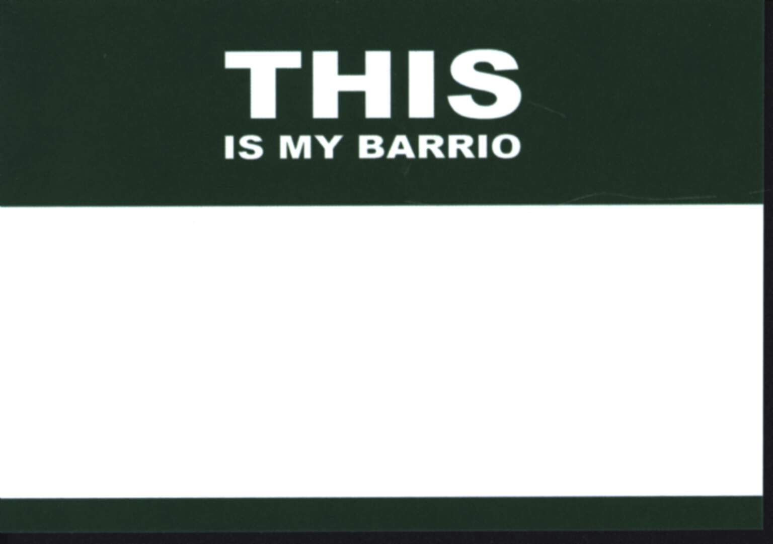 Sticker: This Is My Barrio (50 Stück)