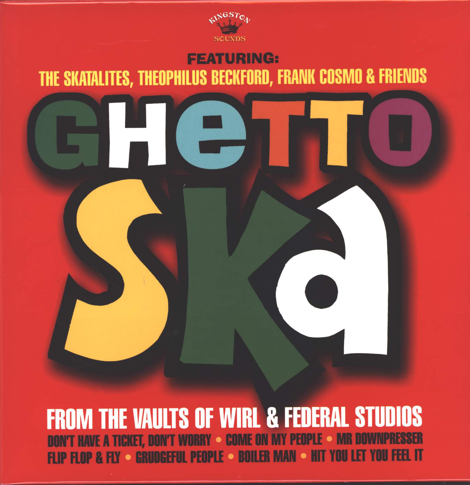 Various: Ghetto Ska - From The Vaults Of Wirl & Federal Studios