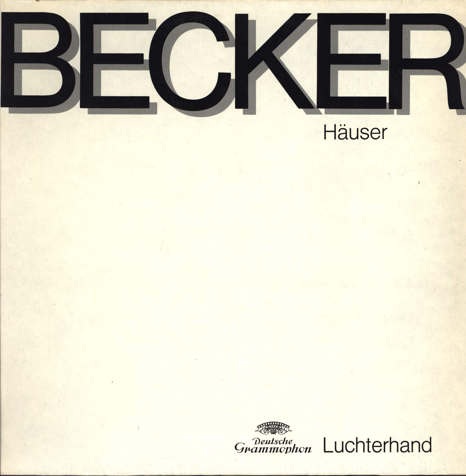 Jürgen Becker: Häuser