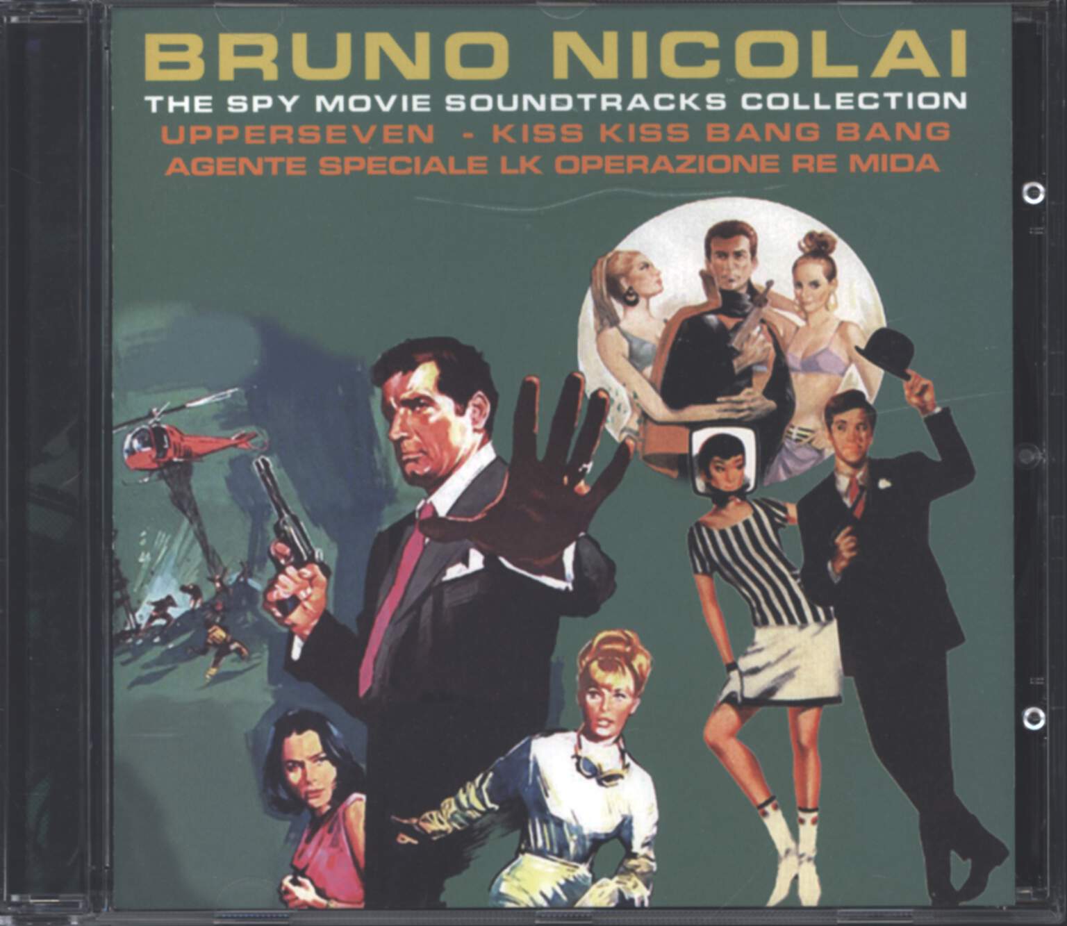 Bruno Nicolai: The Spy Movie Soundtracks Collection - Upperseven / Kiss Kiss Bang Bang / Agente Speciale LK Operazione Re Mida
