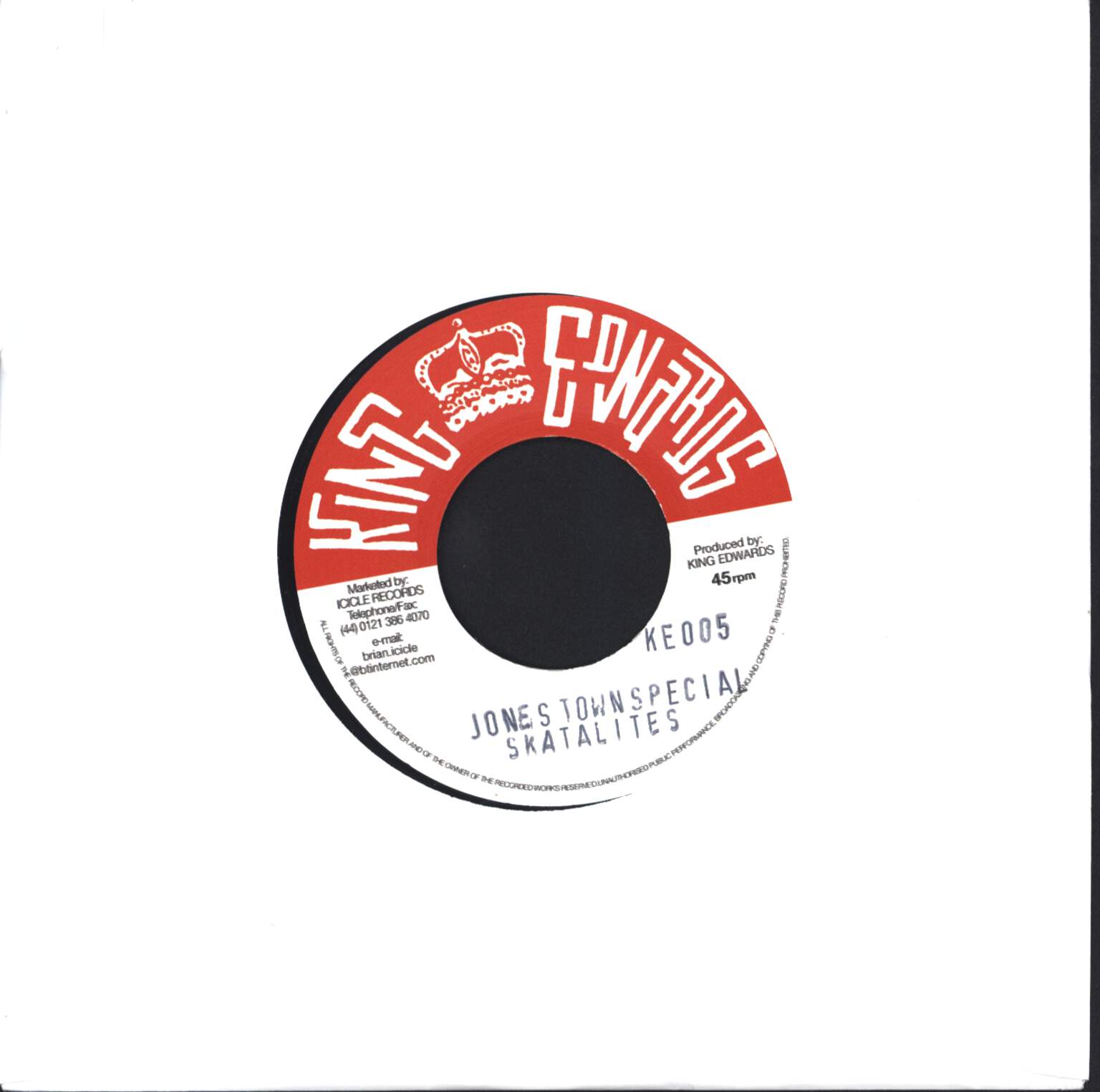The Skatalites / Eric "Monty" Morris: Jones Town Special / Ungodly People