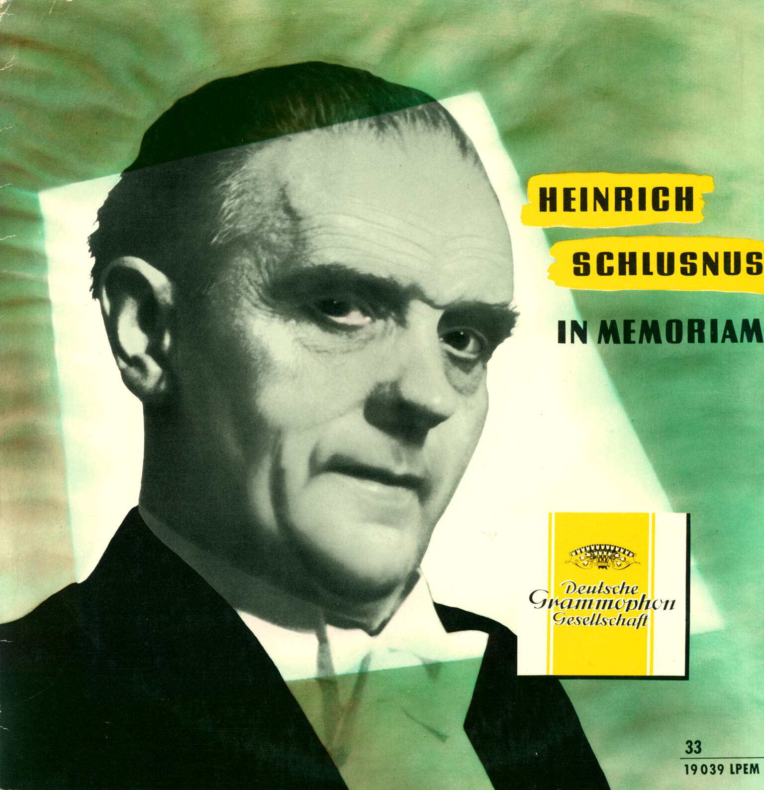Heinrich Schlusnus: Heinrich Schlusnus Im Memoriam