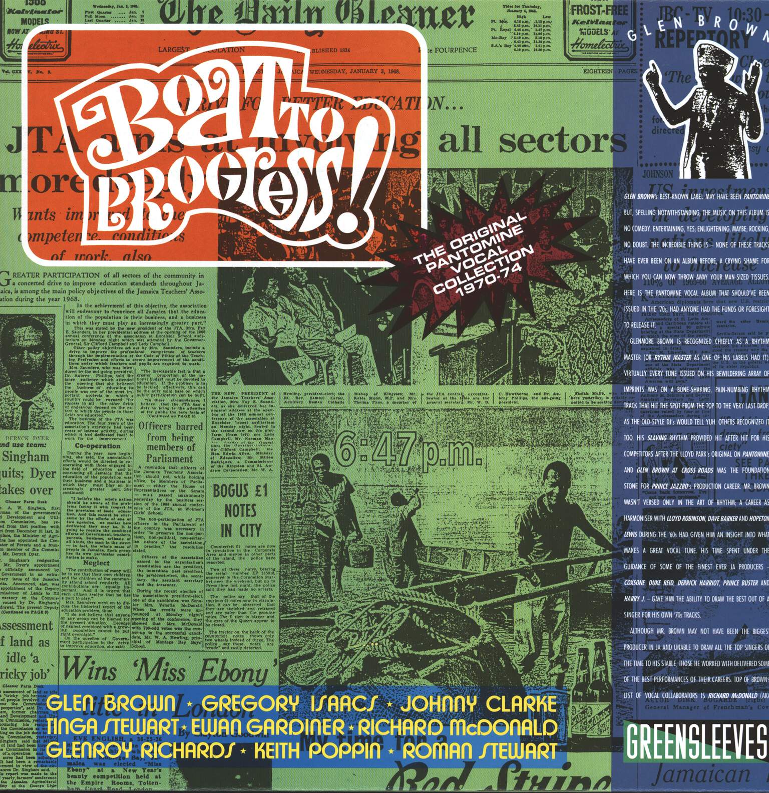 Glen Brown: Boat To Progress! (The Original Pantomine Vocal Collection 1970-74)