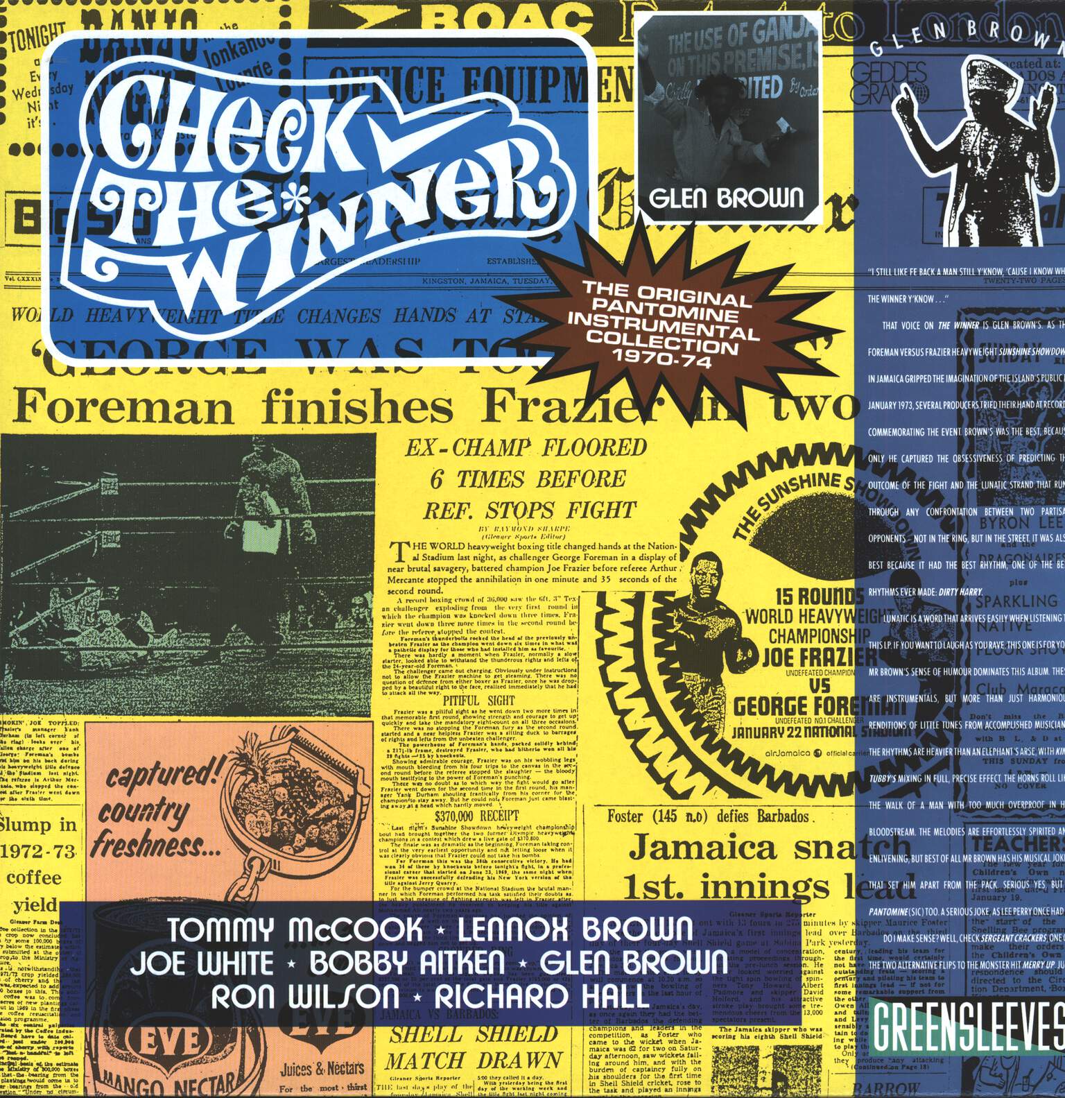 Glen Brown: Check The Winner (The Original Pantomine Instrumental Collection 1970-74)