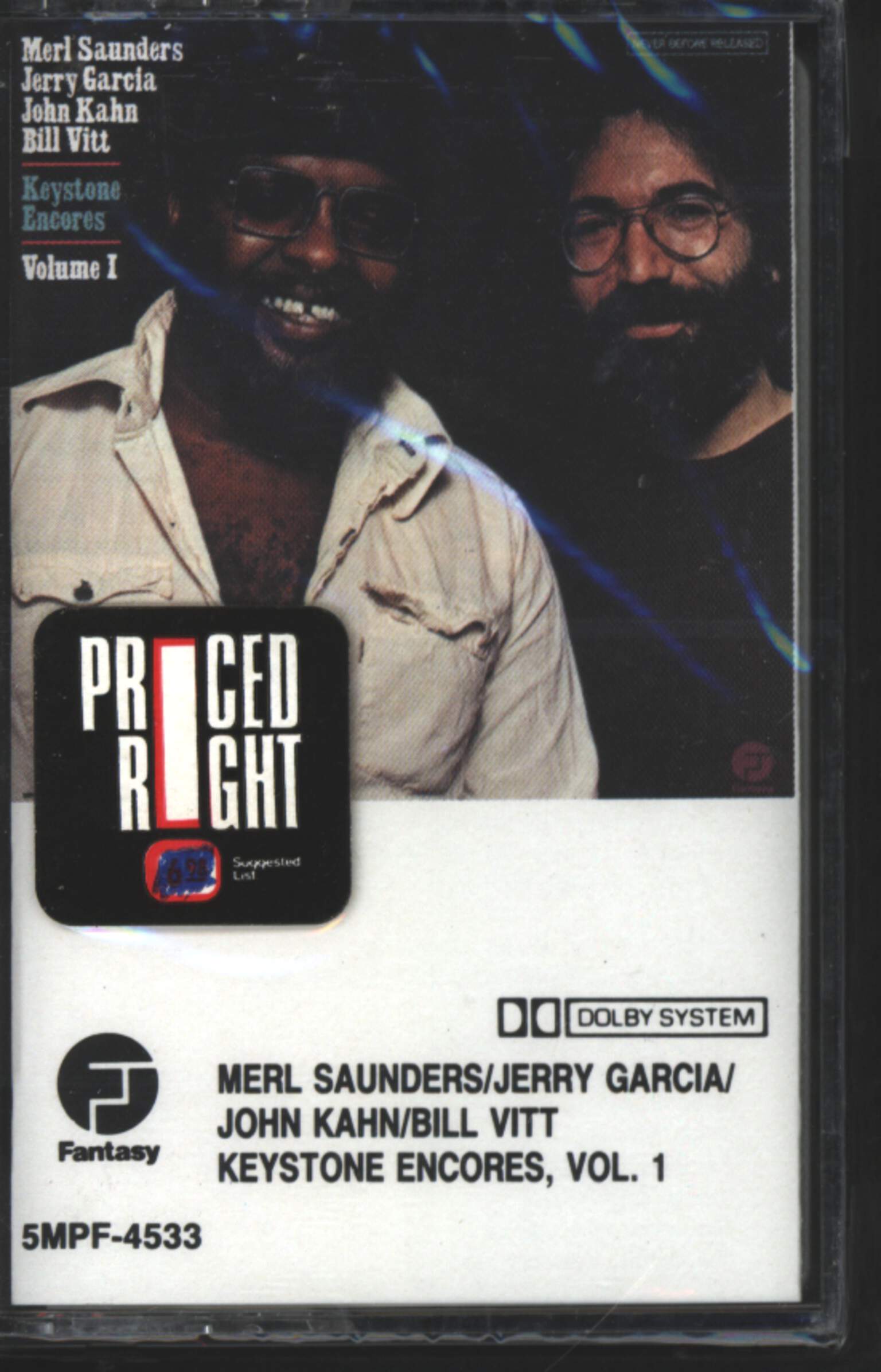Merl Saunders / Jerry Garcia / John Kahn / Bill Vitt: Keystone Encores Volume I