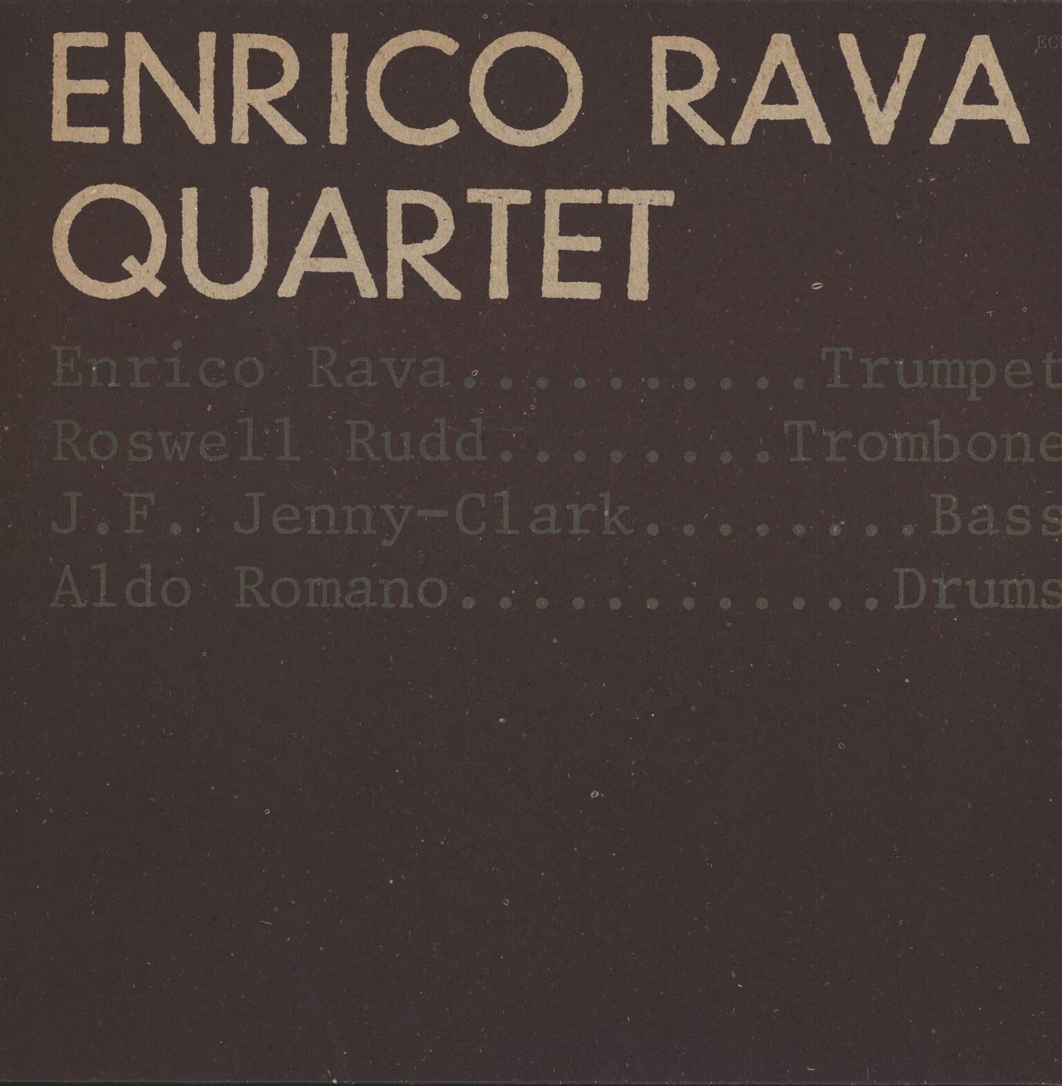 Enrico Rava Quartet: Enrico Rava Quartet