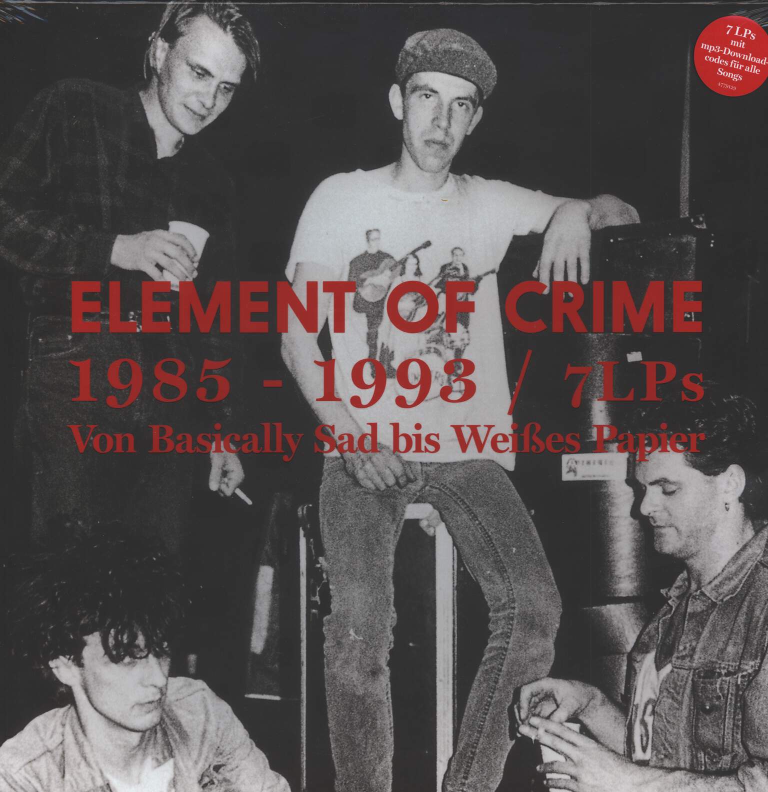 Element Of Crime: 1985 - 1993 Von Basically Sad Bis Weißes Papier