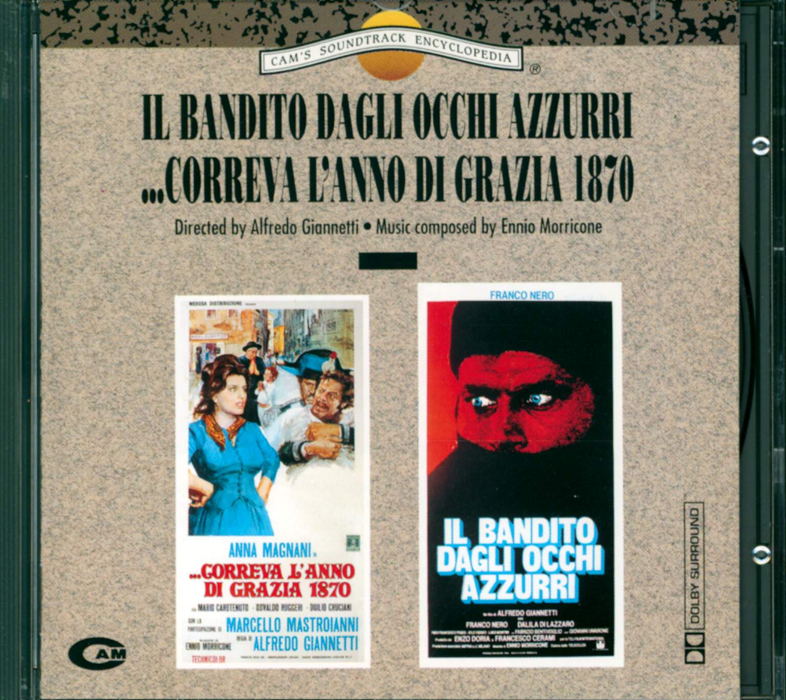 Ennio Morricone: Il Bandito Dagli Occhi Azzurri / ... Correva L'Anno Di Grazia 1870 (Original Soundtracks)