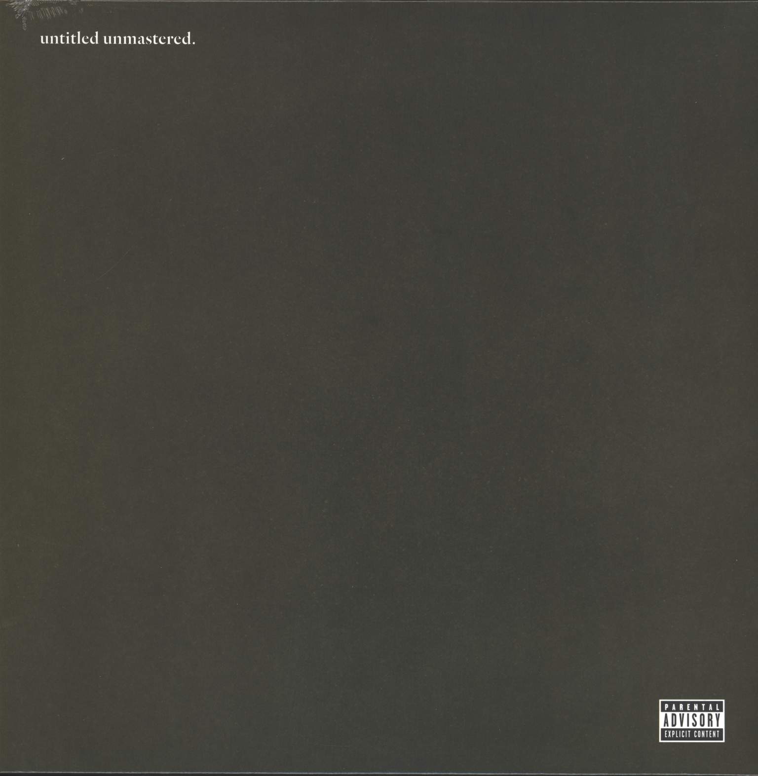 Kendrick Lamar: Untitled Unmastered.
