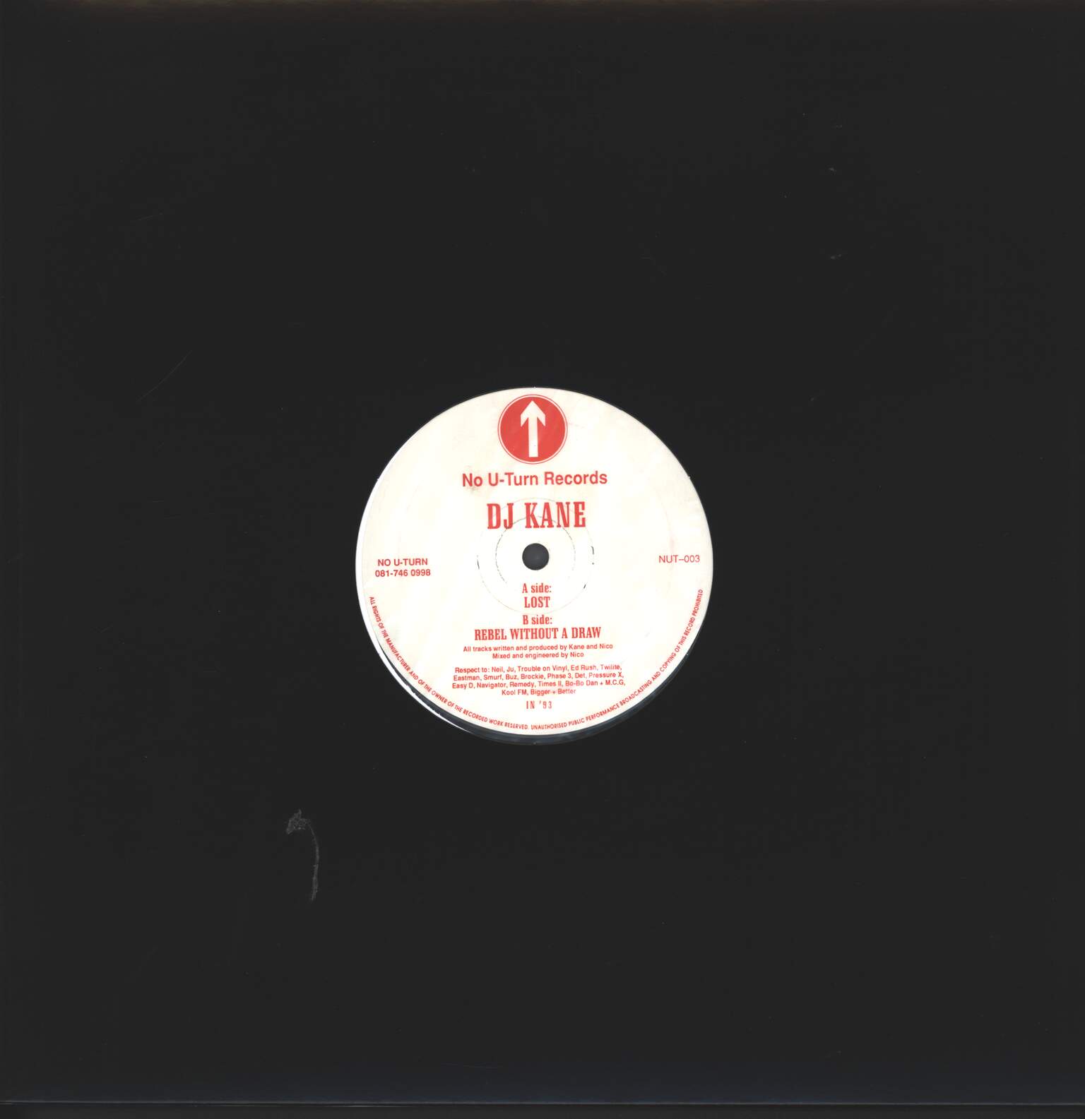 DJ Kane: Lost / Rebel Without A Draw
