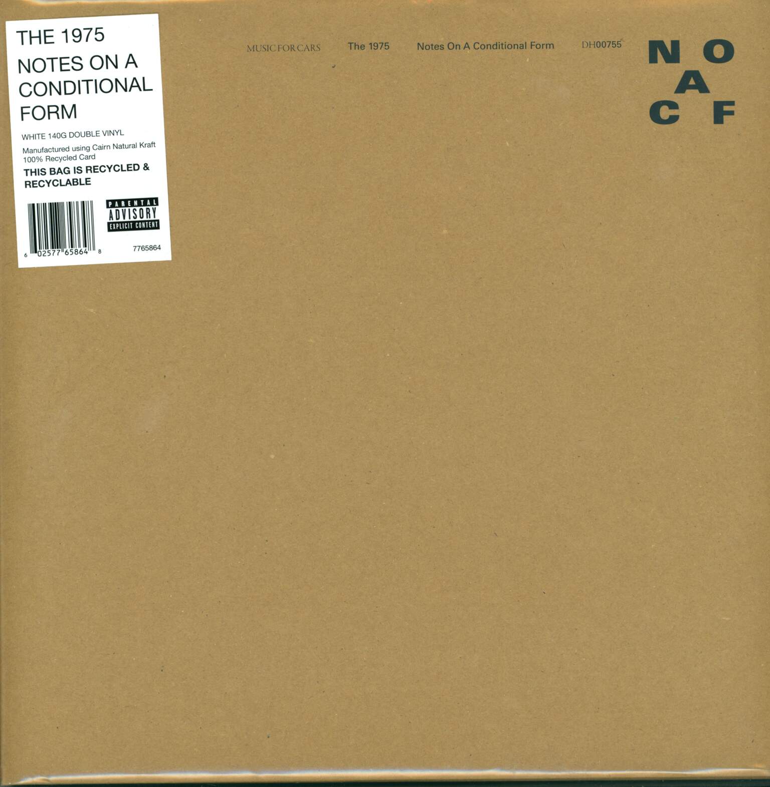 The 1975: Notes On A Conditional Form