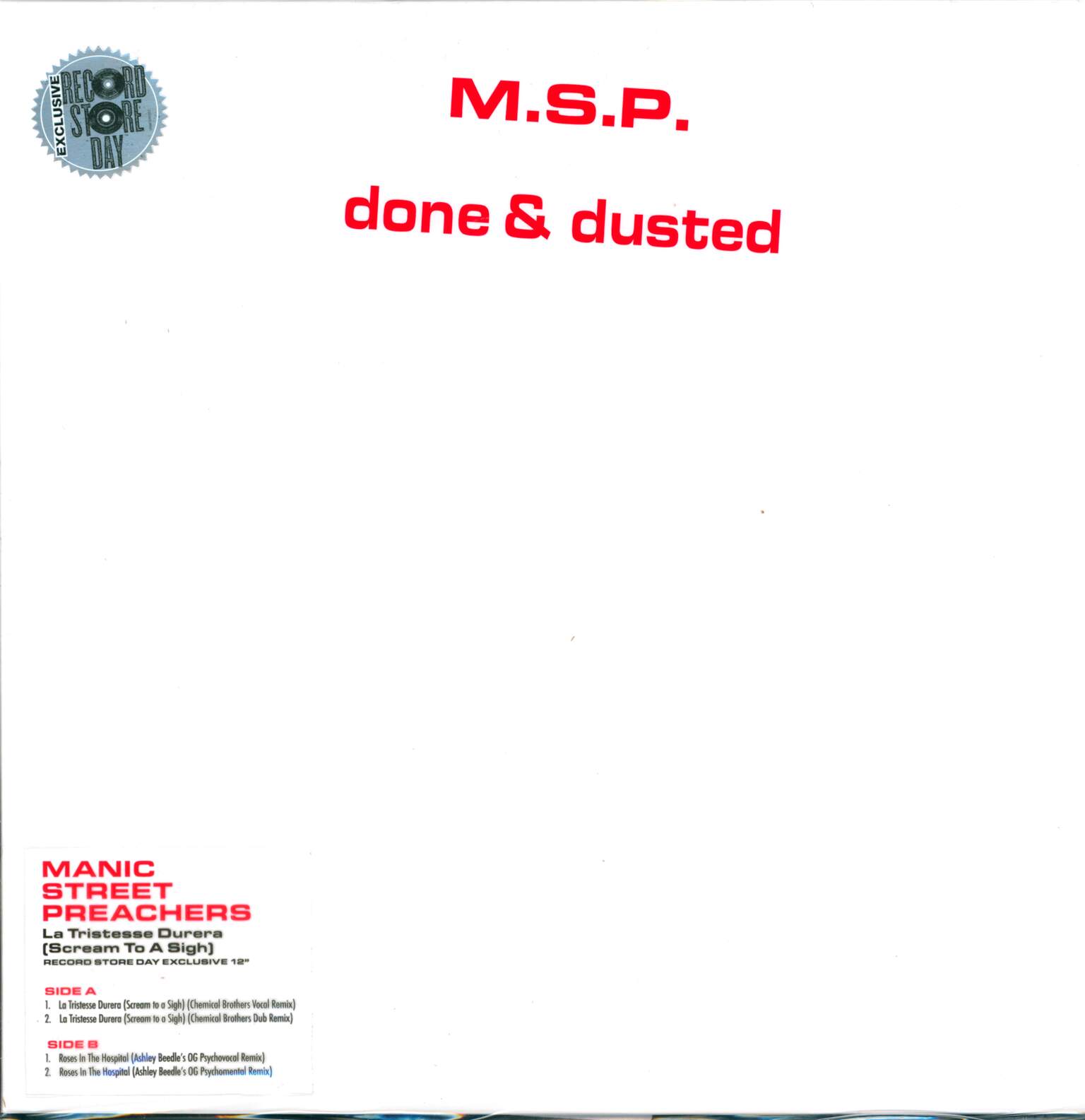 Manic Street Preachers: Done & Dusted