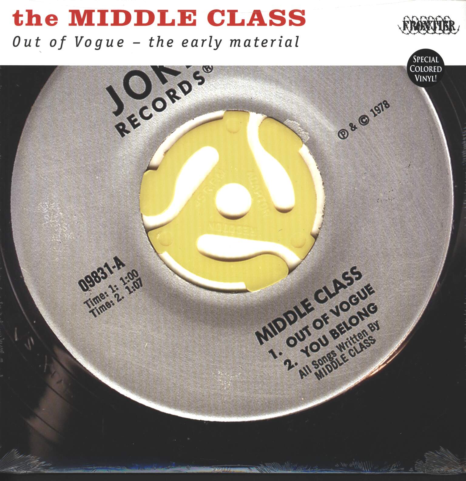 The Middle Class: Out Of Vogue - The Early Material