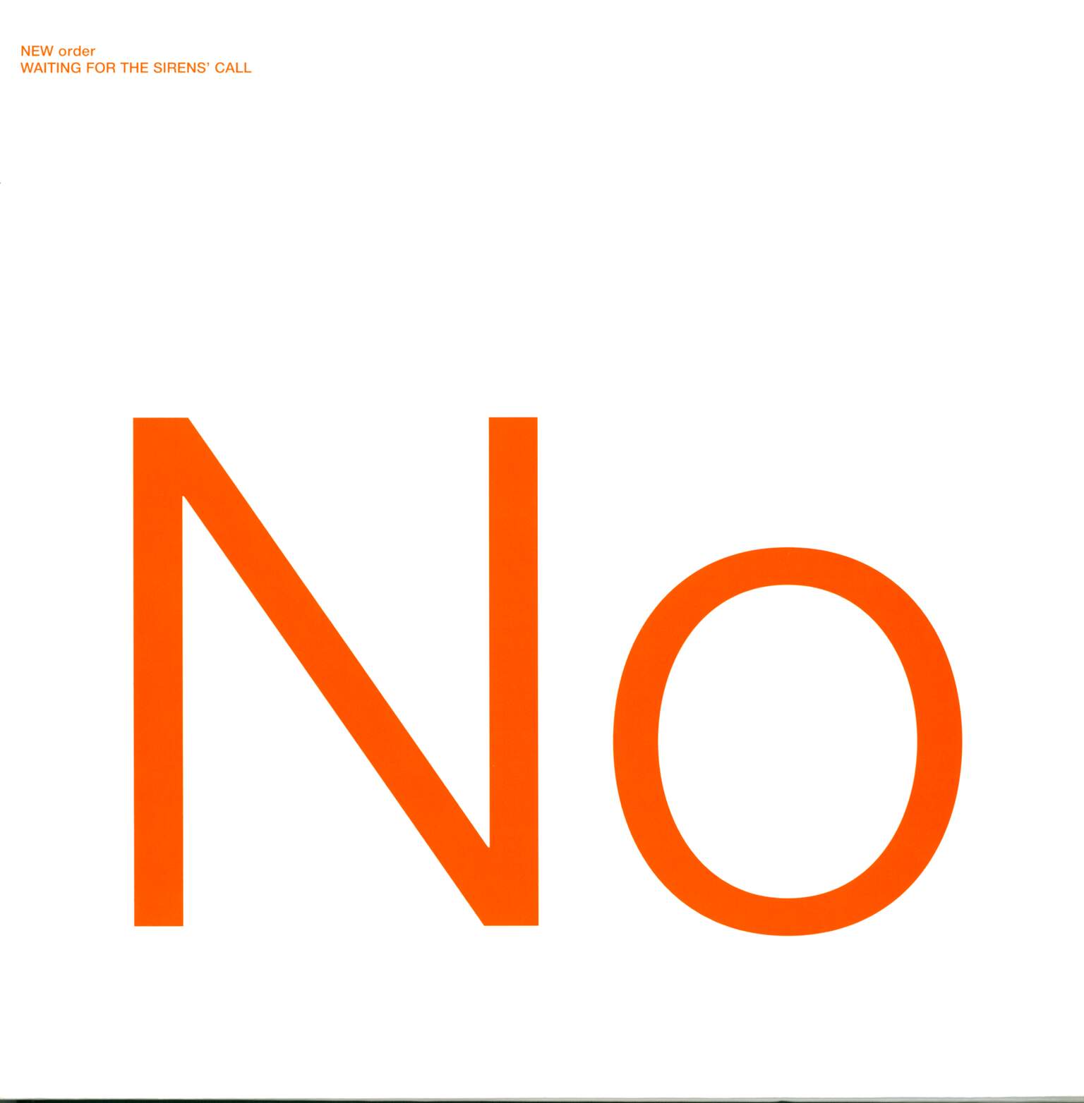 New Order: Waiting For The Sirens' Call