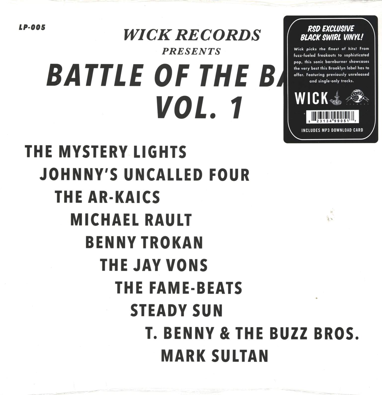 Various: Wick Records Presents - Battle Of The Bands Vol. 1