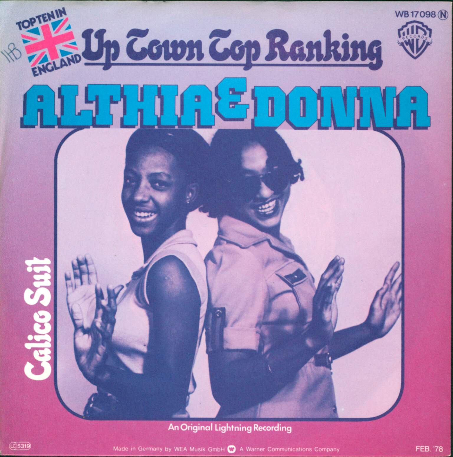 Althea & Donna: Up Town Top Ranking