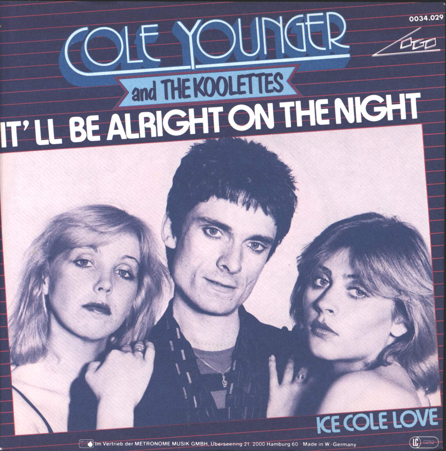 Cole Younger And The Koolettes: It'll Be Alright On The Night / Ice Cole Love