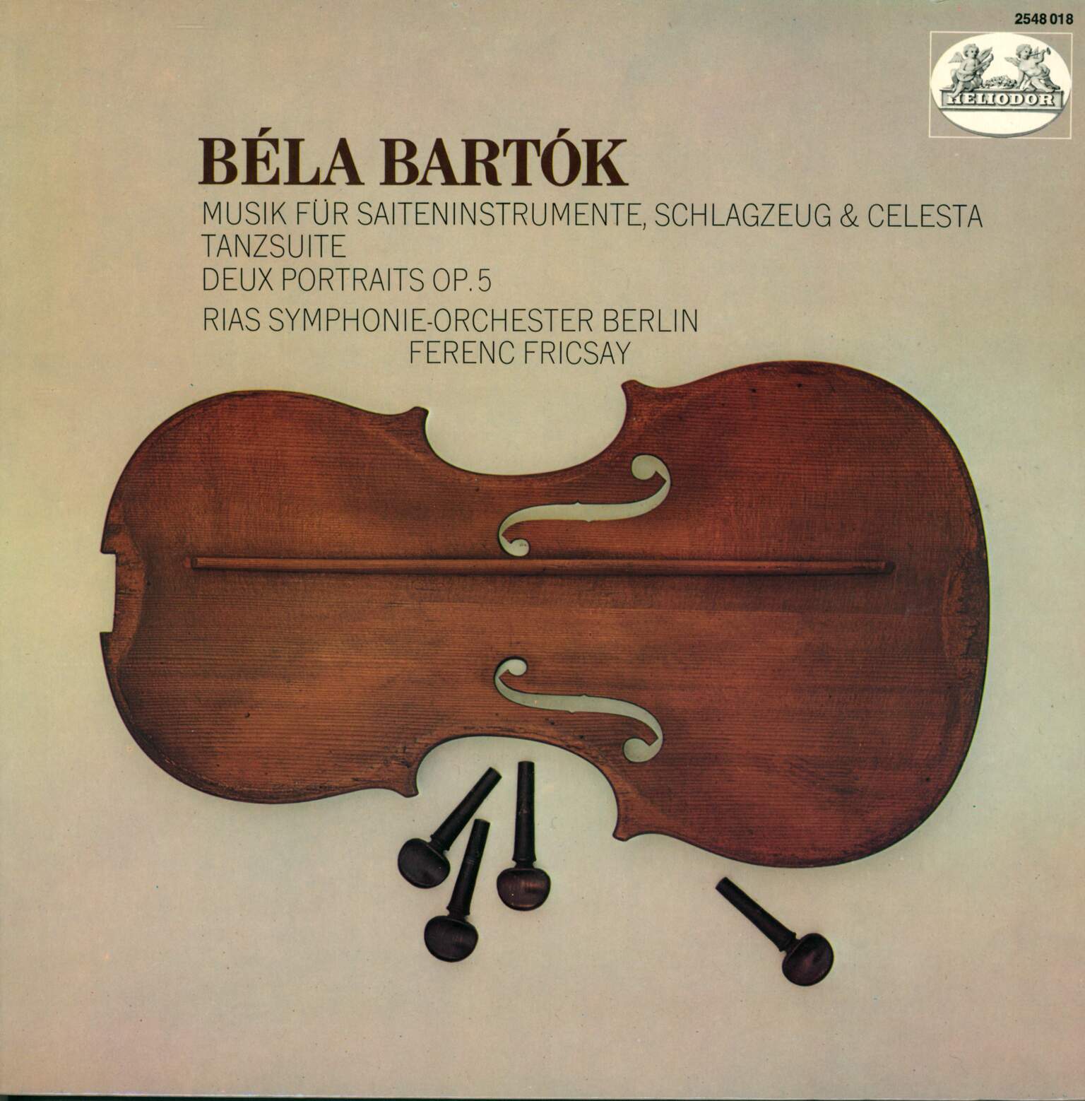 Béla Bartók / RIAS Symphonie-Orchester Berlin / Ferenc Fricsay: Musik Für Saiteninstrumente, Schlagzeug Und Celesta / Tanzsuite / Deux Portraits Op. 5