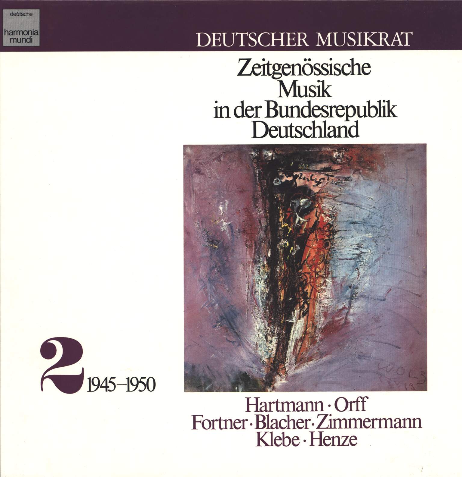 Various: Zeitgenössische Musik In Der Bundesrepublik Deutschland 2 (1945-1950)