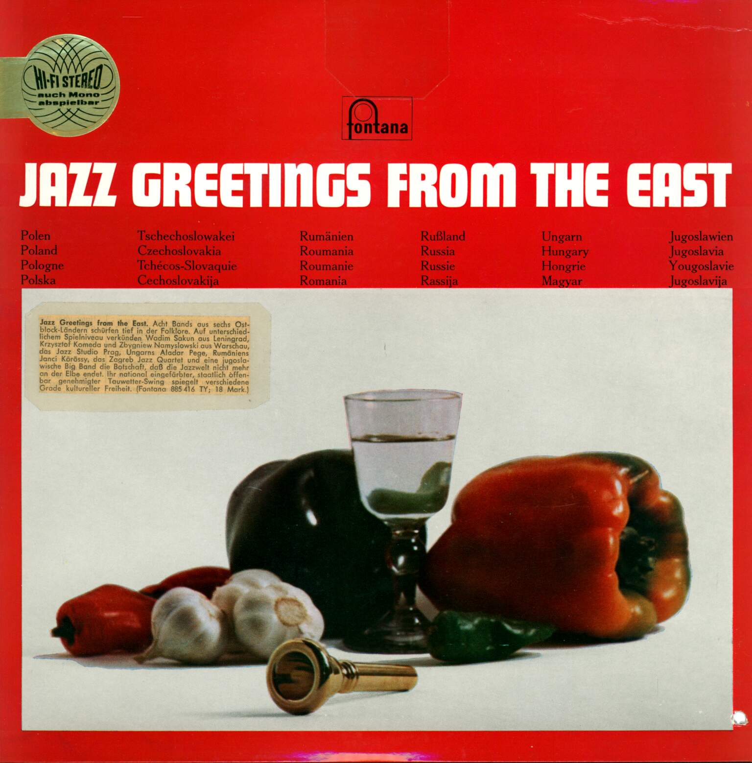 Various: Jazz Greetings From The East