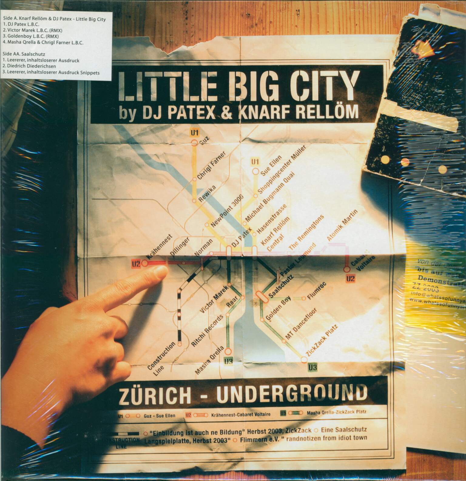 Knarf Rellöm / DJ Patex / Saalschutz: Little Big City / Technopunk