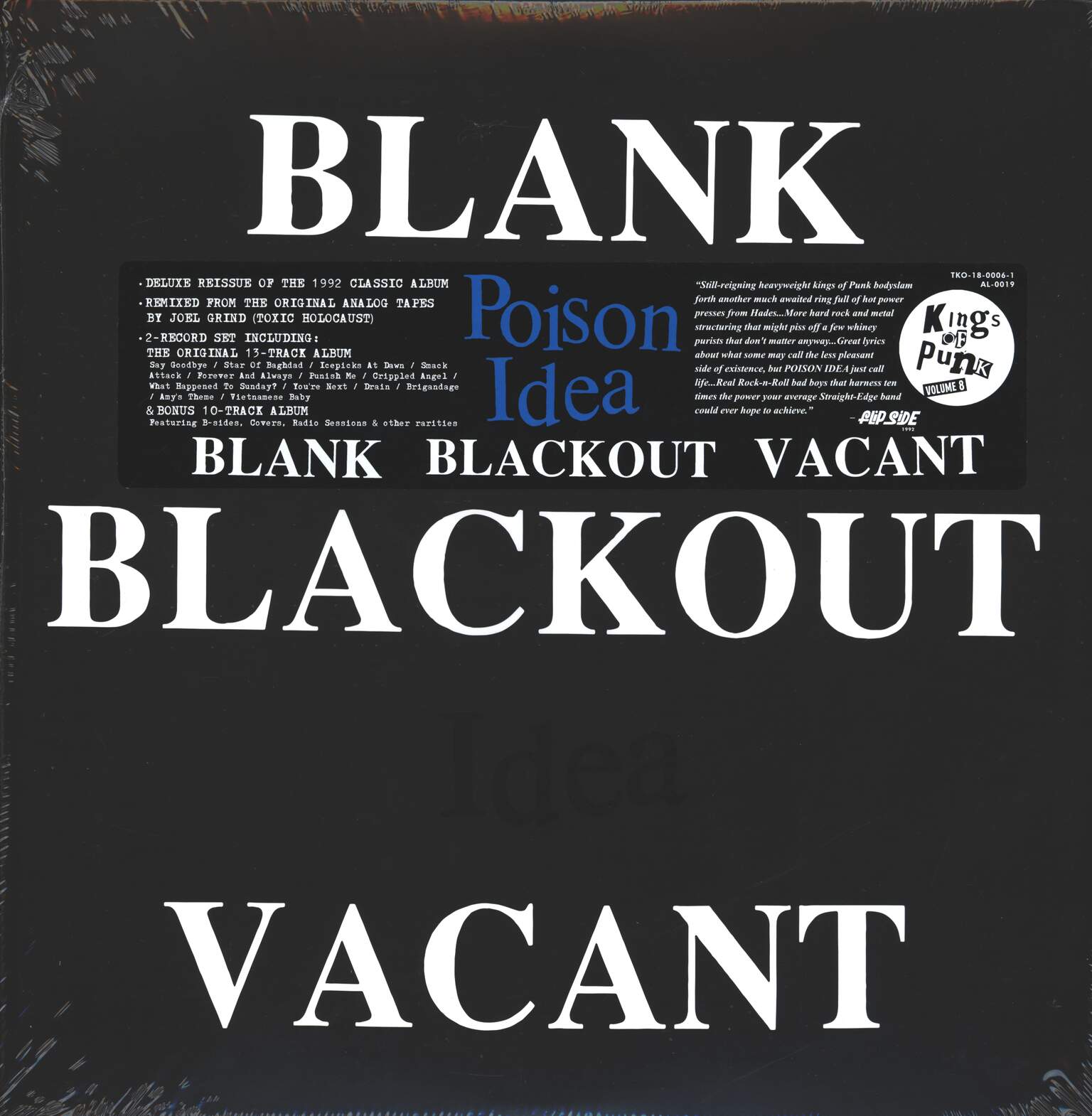 Poison Idea: Blank Blackout Vacant