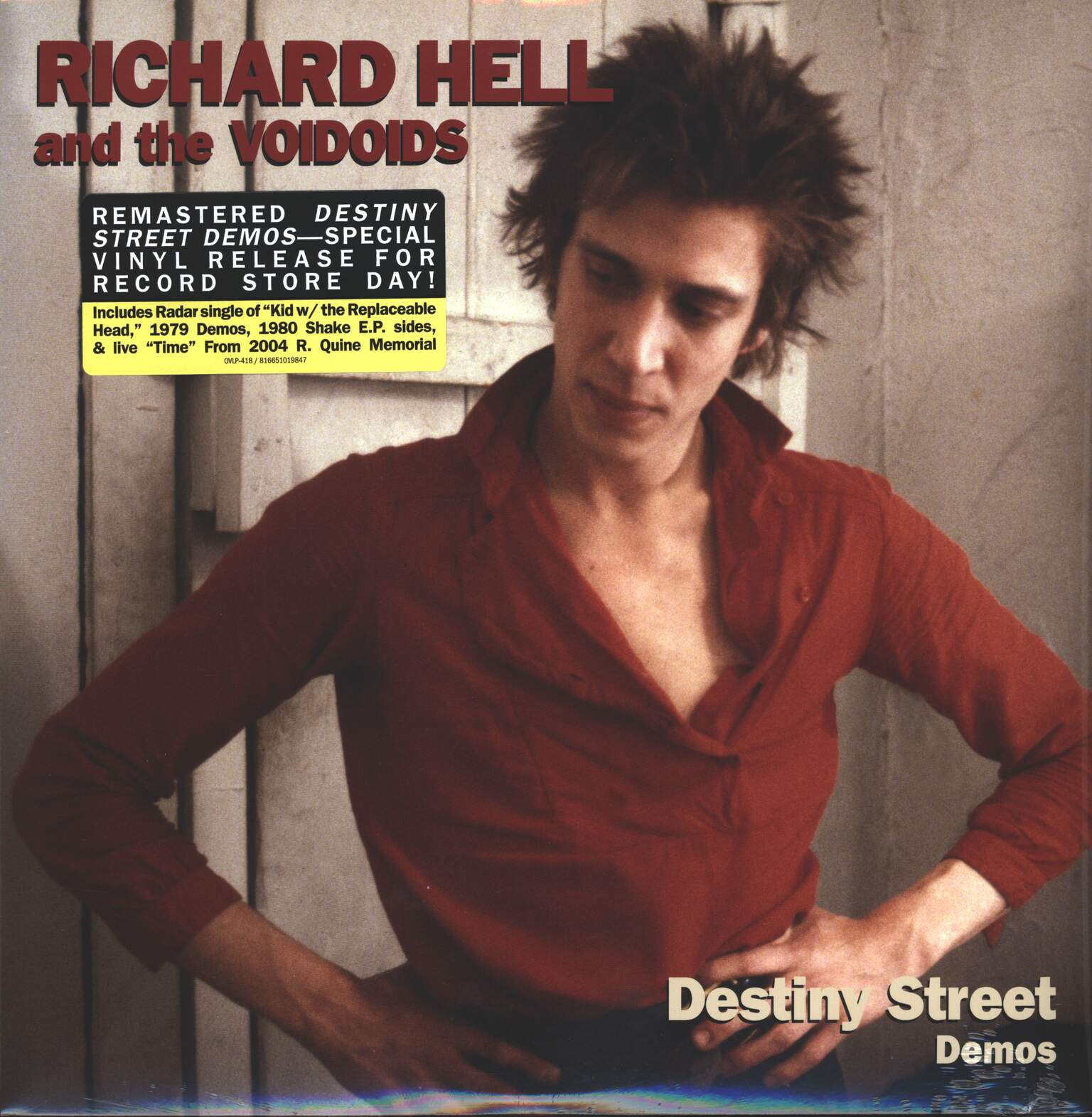 Richard Hell & The Voidoids: Destiny Street Demos