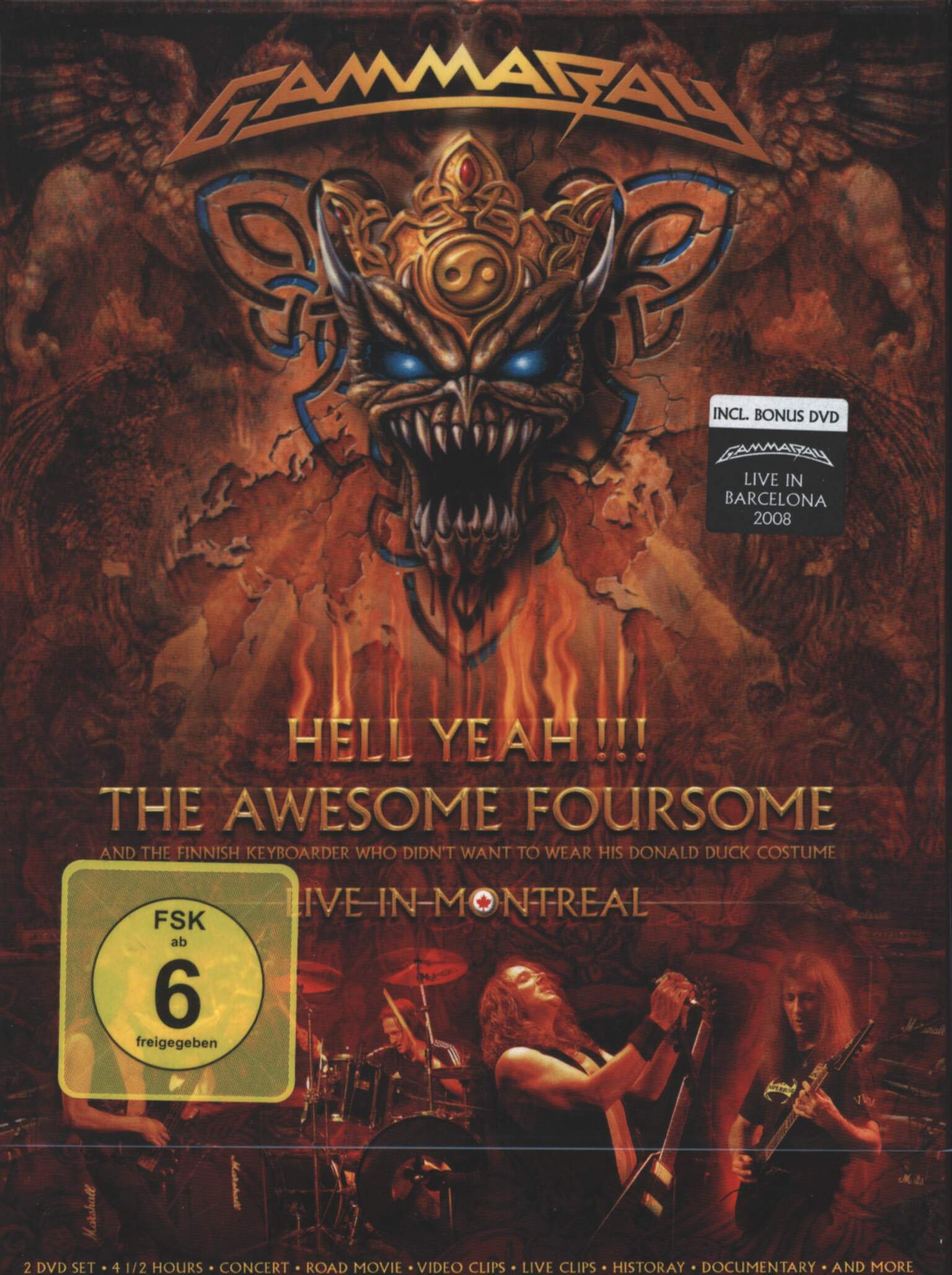 Gamma Ray: Hell Yeah!!! The Awesome Foursome - Live In Montreal