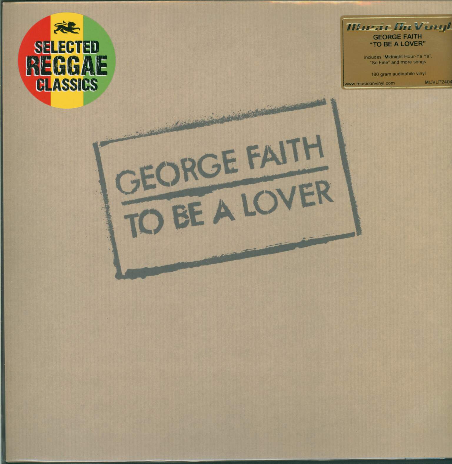 George Faith: To Be A Lover