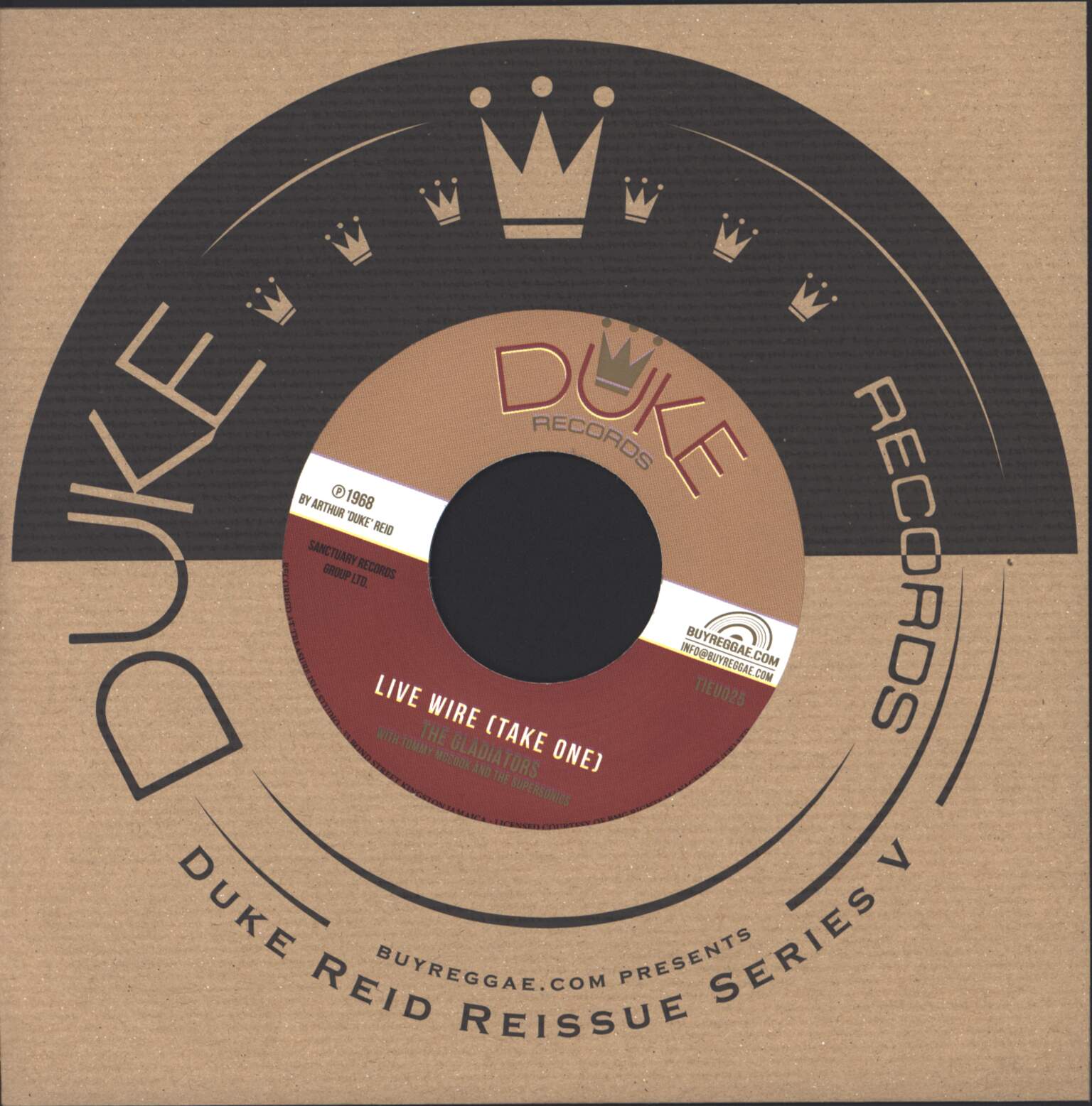 The Gladiators / Justin Hinds: Live Wire (Take One) / Rub Up Push Up
