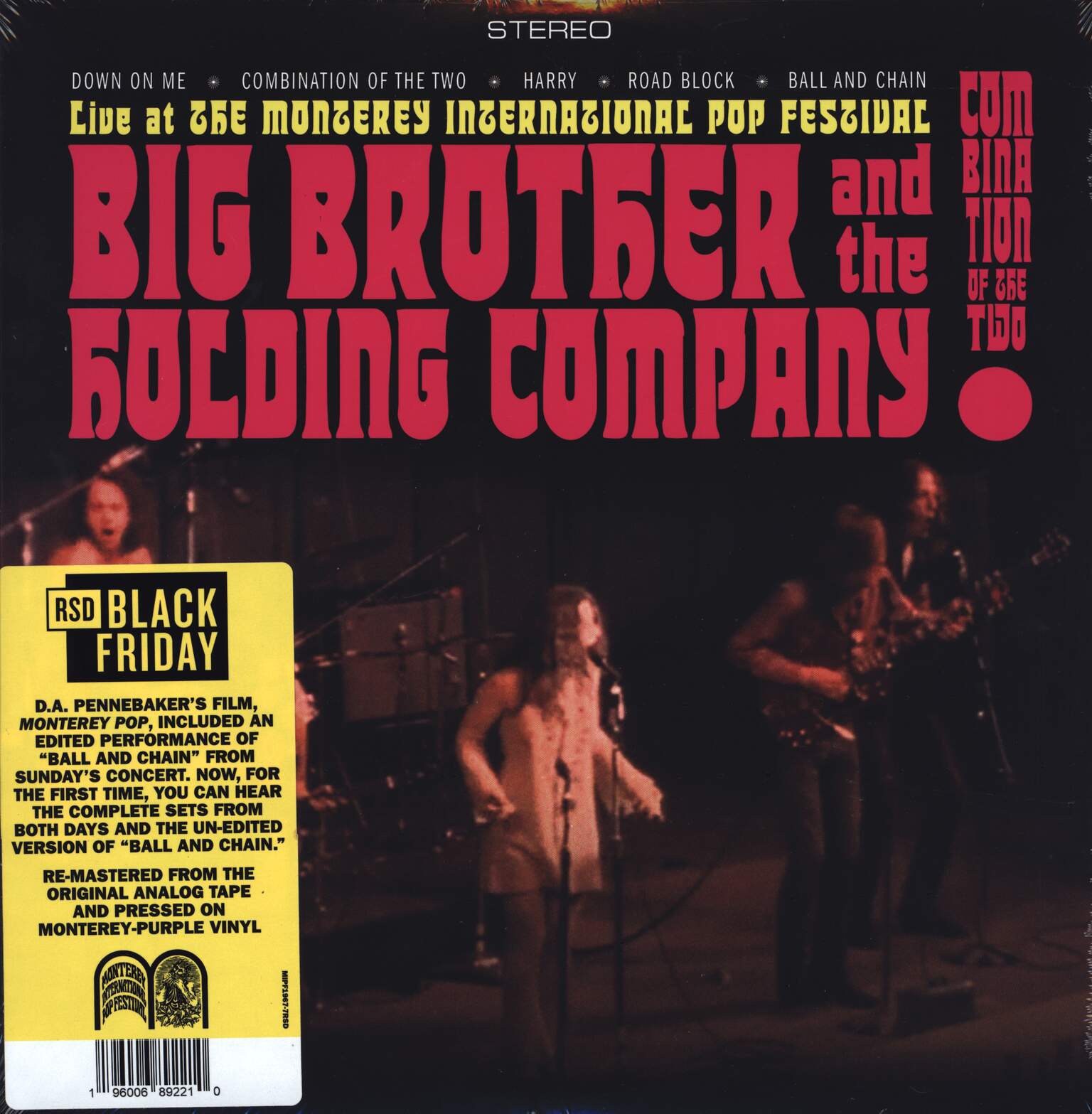 Big Brother & The Holding Company: Combination Of The Two (Live At The Monterey International Pop Festival)