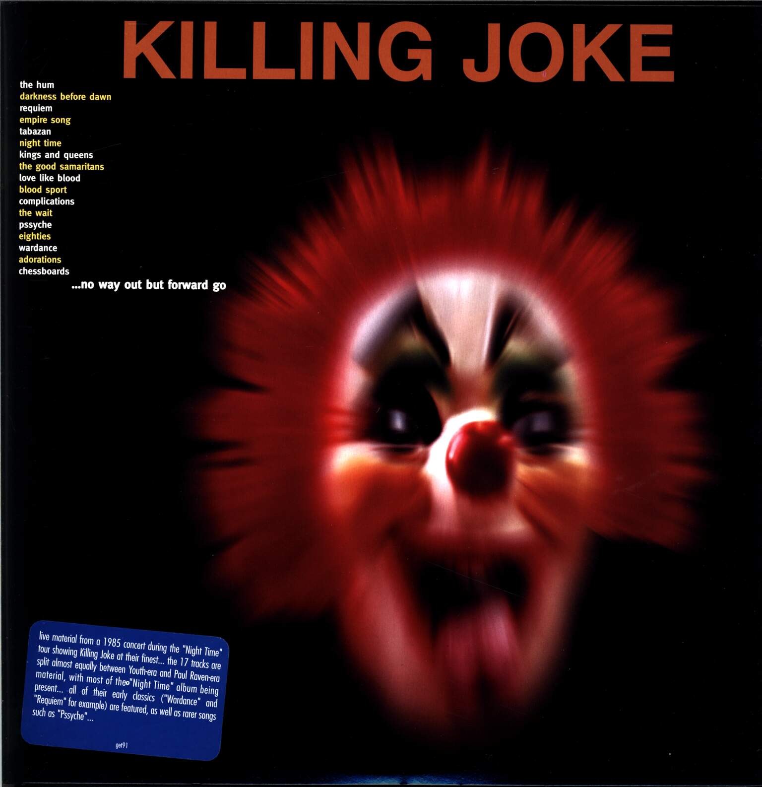 Killing Joke: ...No Way Out But Forward Go