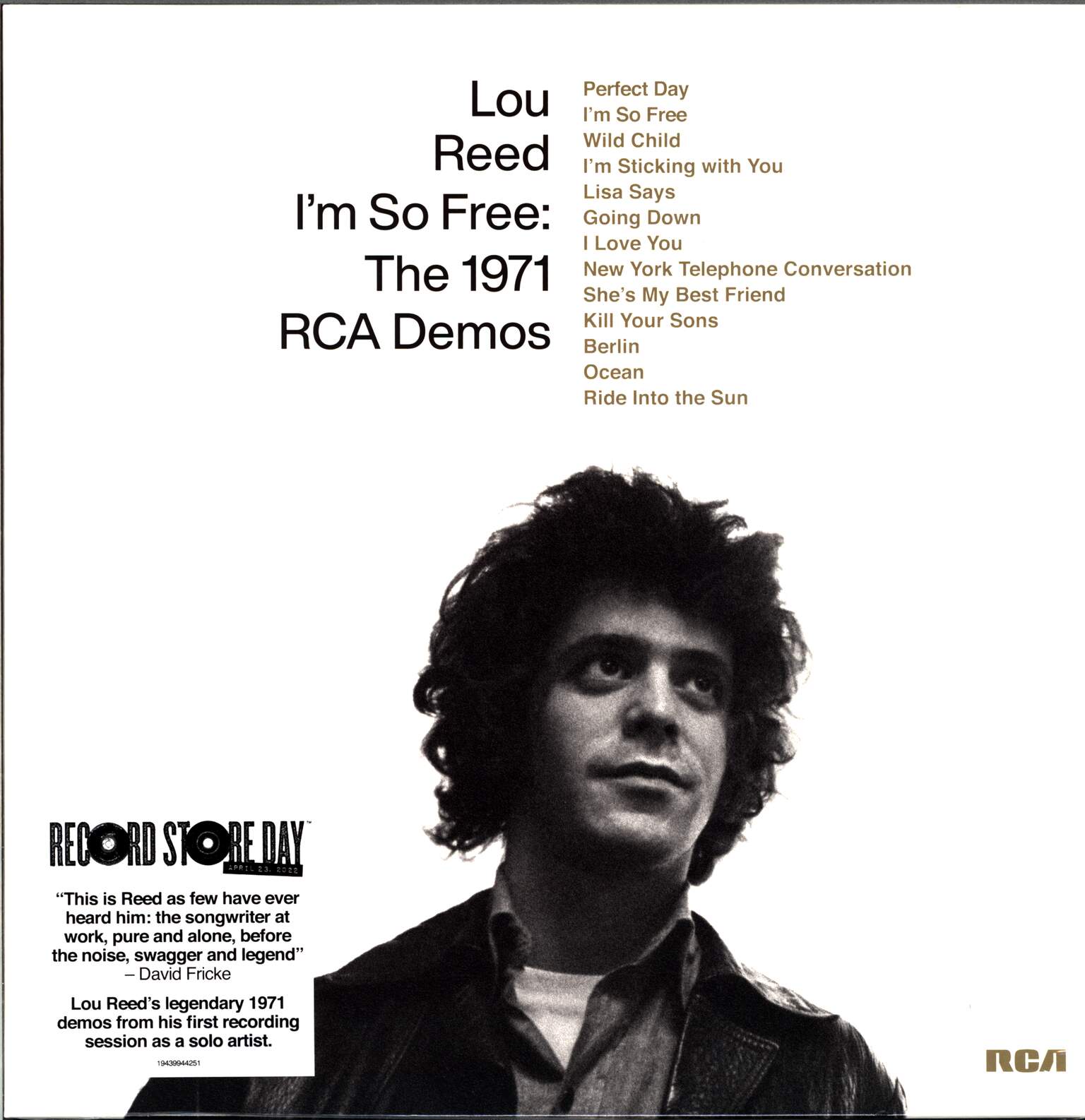 Lou Reed: I'm So Free: The 1971 RCA Demos