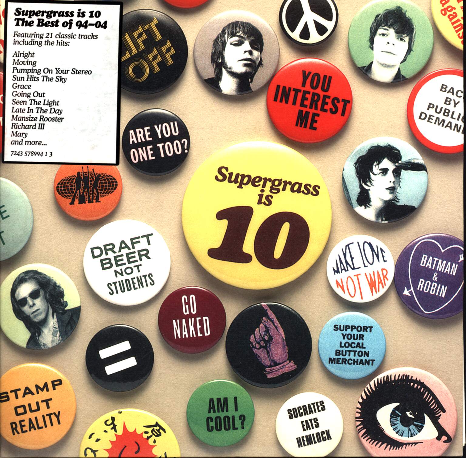 Supergrass: Supergrass Is 10 - The Best Of 94-04